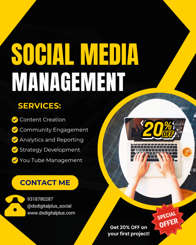 DS Digital PLus Social media management services